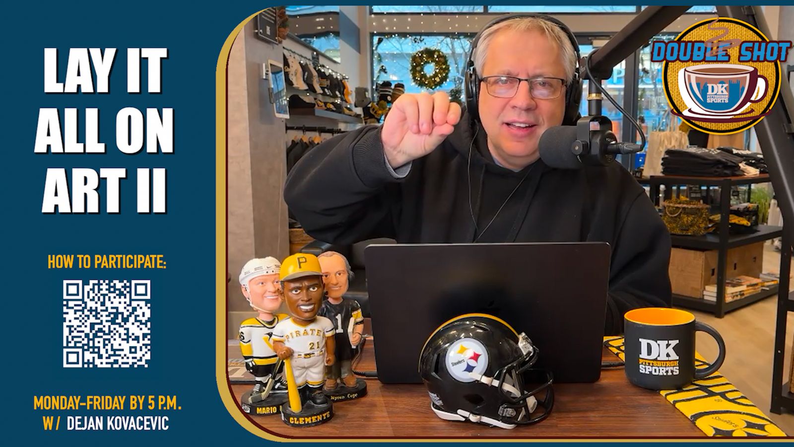 DK's Double Shot of Steelers: Lay it all on Art Rooney II taken in Downtown (Videos)